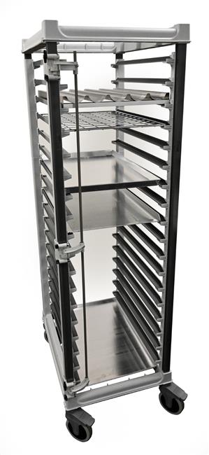 Wózek Camshelving do transportu pojemników, 18 × 600×400, Cambro, 516x783x(H)171mm Wariant podstawowy