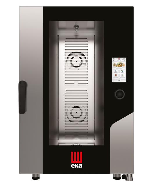 Piec konwekcyjno - parowy Millennial Touch Screen GASTRO 11 x GN 1/1 elektryczny z bojlerem, ekranem dotykowym, z systemem myjącym i sondą, Tecnoeka, 400V/19000W, 730x785x(H)1130mm Wariant podstawowy