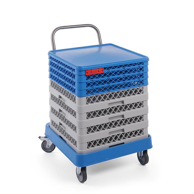 Wózek z uchwytem, na kosze 500x500 mm do zmywarek Wariant podstawowy