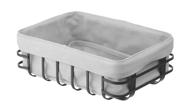 Kosz do pieczywa z workiem, prostokątny Wariant podstawowy