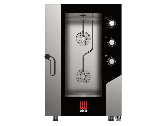 Piec konwekcyjno-parowy Millennial Smart Gastro, 11 × GN 1/1 – sterowany elektromechanicznie, elektryczny, Tecnoeka, 400V/15400W, 730x855x(H)1130mm Wariant podstawowy