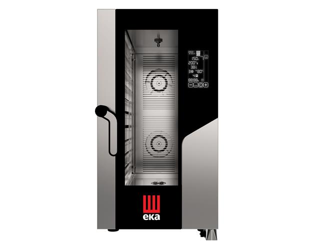 Piec konwekcyjno - parowy Black Mask COMPACT 10 x GN 1/1 elektryczny z bezpośrednim natryskiem... Wariant podstawowy