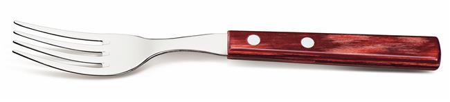 Widelec stołowy steak/pizza, linia Horeca, czerwony - zestaw 12 szt. Wariant podstawowy