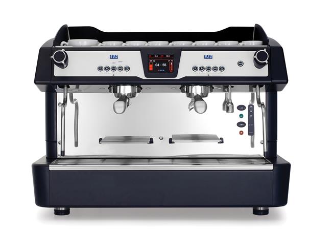 Ekspres do kawy COMPASS, 2-grupowy, multibojler, czarny Wariant podstawowy