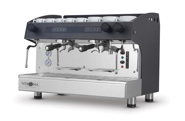 Ekspres do kawy JULIA, 2-grupowy, automatyczny, czarny Wariant podstawowy