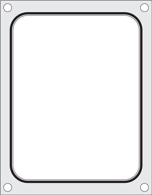 Matryca do zgrzewarki CAS CDS-01  na tackę  bez podziału 227x178 mm Wariant podstawowy