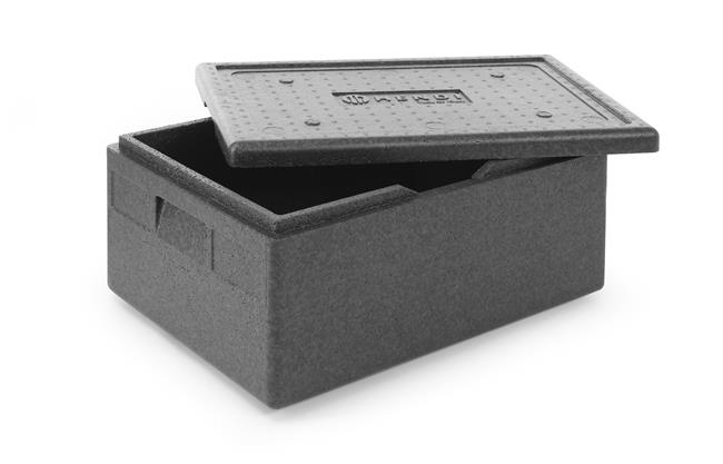 Pojemnik termoizolacyjny z piocelanu, o wym. 625x425x200 mm 53L Wariant podstawowy