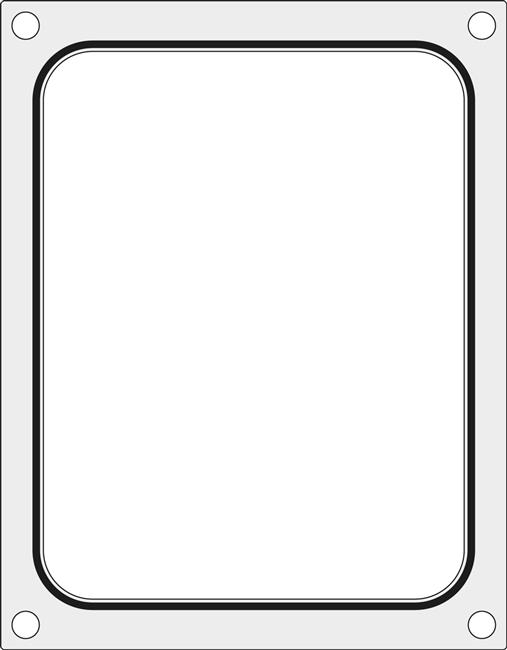 Matryca do zgrzewarki CAS CDS-01 na tackę bez podziału 187x137 mm Wariant podstawowy