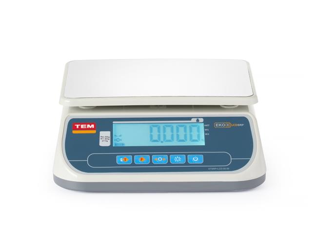 Waga sklepowa LCD z legalizacją, seria SRP+, 30 kg Wariant podstawowy