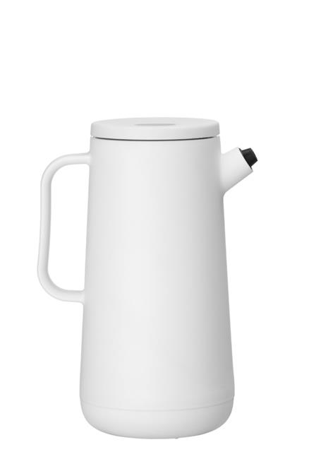 Dzbanek próżniowy z przyciskiem, HENDI, 1L, biały, śr.134x(H)265mm Wariant podstawowy