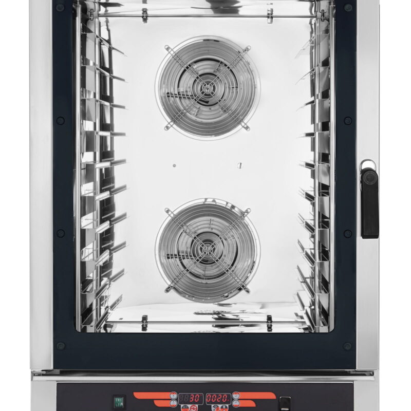 Piec konwekcyjno-parowy FED10 | 10xGN1/1 | 10x600x400 | sonda | 9 programów | 12,7kW