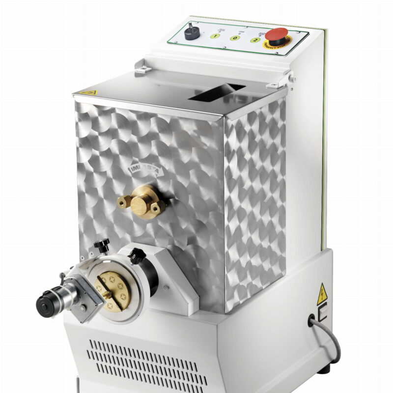 Maszynka do makaronu z nożem odcinającym | system chłodzenia | podstawa | 25 kg/h | wsad 8 kg ciasta | MPF8N