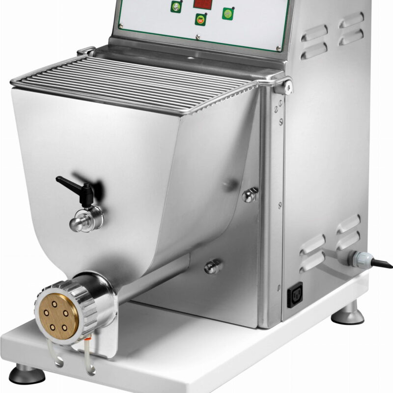 Maszynka do makaronu z nożem odcinającym | system chłodzenia wodą | 13 kg/h | wsad 3,5 kg ciasta | PF40E