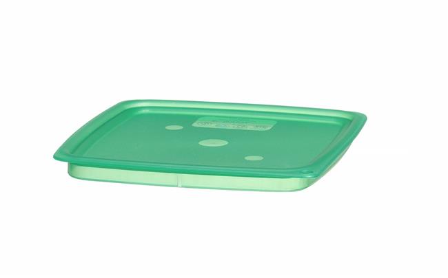 Pokrywka do pojemnika CamSquares Fresh Pro, Cambro, do pojemników 1,9l i 3,8l, zielony, 191x191x(H)19mm Wariant podstawowy