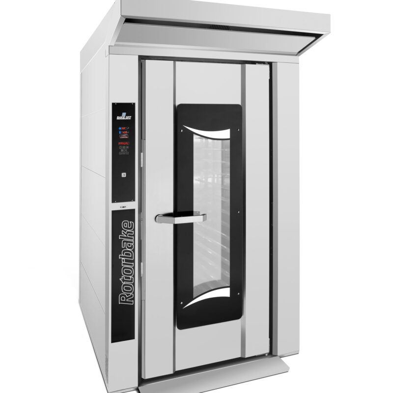 Elektryczny piec obrotowy piekarniczy | rotacyjny | 15 blach | 30 kW | 400V | 1150x1390x2320 | Rotorbake E5 15T Classic