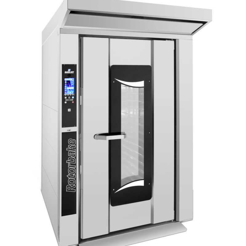 Gazowy piec obrotowy piekarniczy | rotacyjny | 18 blach | 70kW | 1550x1990x2500 | Rotorbake T11 18T Vision