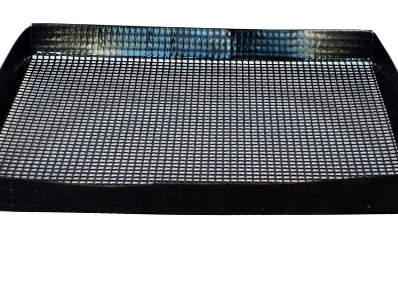 Pojemnik teflonowy perforowany 280x280x25 mm | zestaw 2 szt. | QPTP28