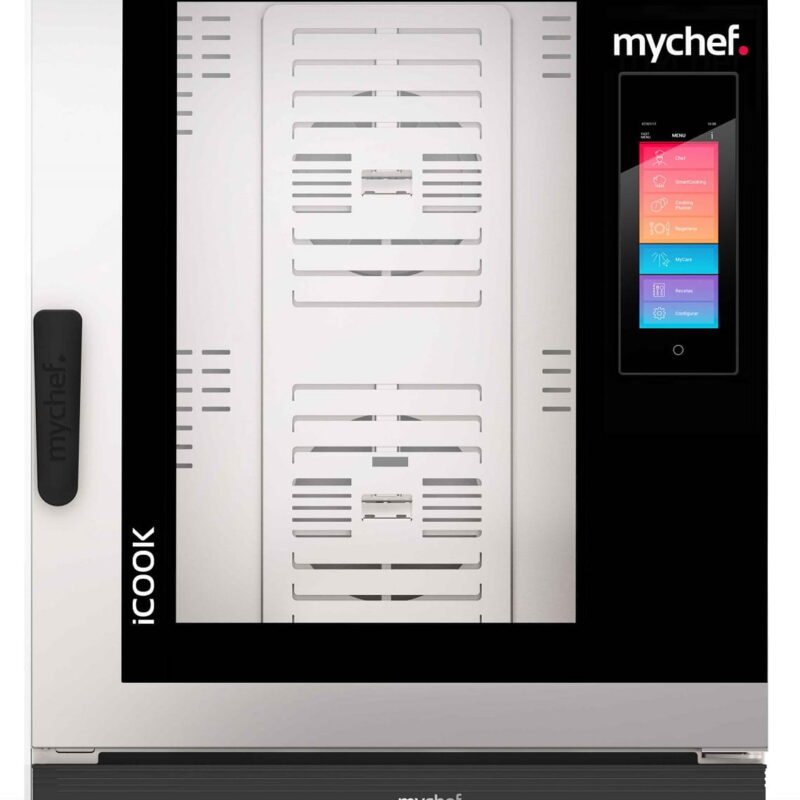 Piec konwekcyjno-parowy elektryczny | automatyczny system myjący | 10xGN2/1 | 27,9 kW | 400 V | Mychef iCook 102E