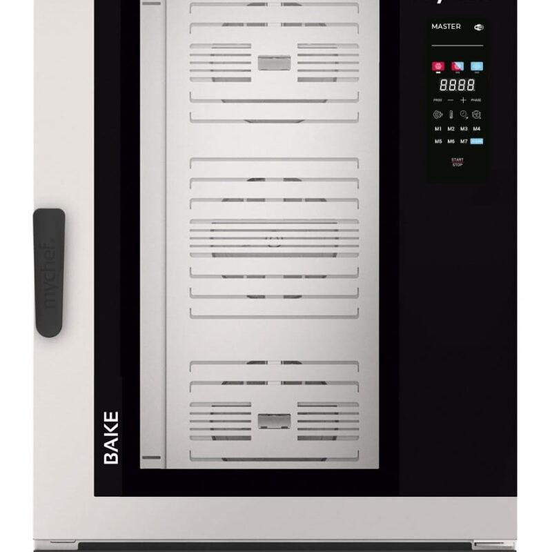 Piec konwekcyjno-parowy gazowy | piekarniczo-cukierniczy | automatyczny system myjący | 10x600x400 | 20 kW | 230 V | Mychef BAKE MASTER 10G