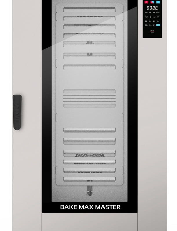 Piec konwekcyjno-parowy elektryczny | z wózkiem | piekarniczo-cukierniczy | automatyczny system myjący | 16x600x400 | 34,7 kW | 400 V | Mychef BAKE MAX MASTER 16E