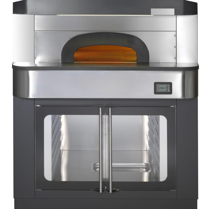 Piec do pizzy neapolitańskiej | elektryczny | komora rozrostu | okap | 9x30 cm | 515 °C