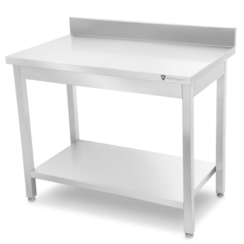 Stół przyścienny z półką | 1600x700x850 mm | skręcany