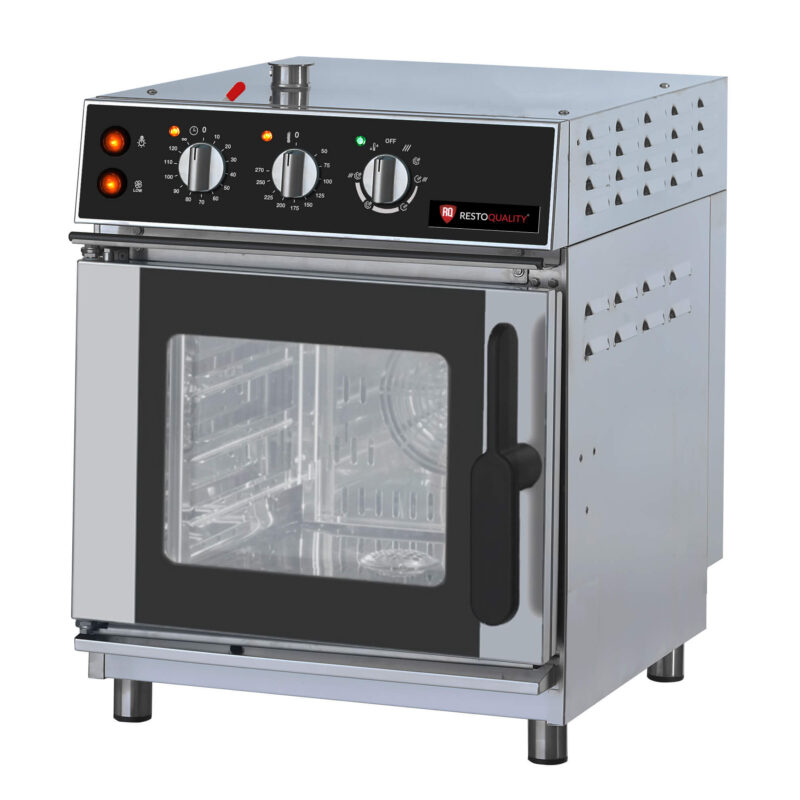 Piec konwekcyjno-parowy Inoxtrend Compact PK-DA-304E | 4xGN2/3 | 4,3 kW / 3 kW | 400 V / 230 V | 510x660x670mm