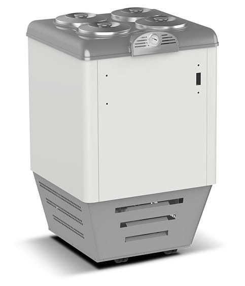 Dystrybutor do lodów 4+4 | DVN4 | 654x665x1030 mm