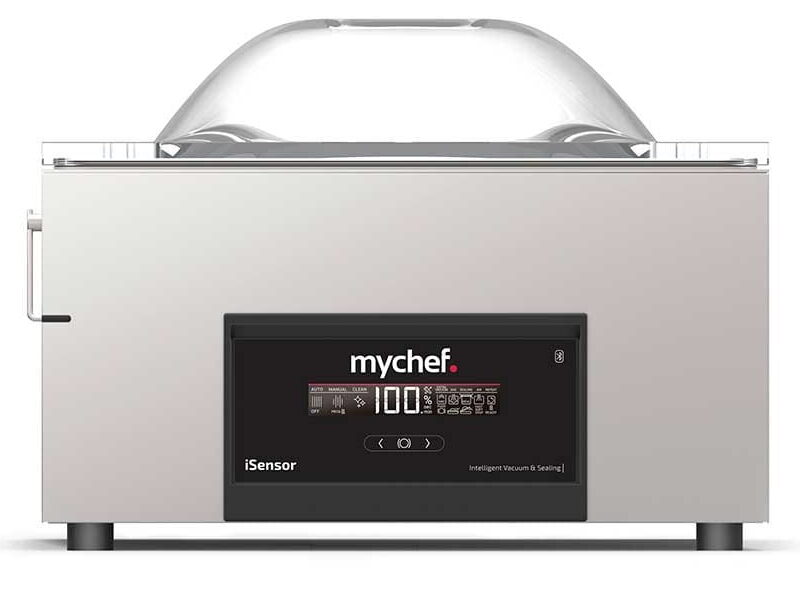 Pakowarka próżniowa komorowa iSENSOR L | nastawna | listwa 455 + 455 mm | pompa becker 20 m3/h | 1,5 kW | 620x626x453 mm | przyłącze gazu obojętnego | TIL2K2G2