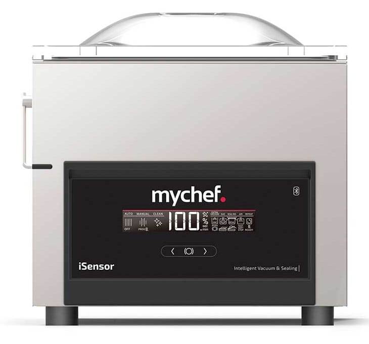 Pakowarka próżniowa komorowa iSENSOR S | nastawna | listwa 315 mm | pompa BUSCH 8 m3/h | 0,96 kW | 388x546x389 mm | przyłącze gazu obojętnego | TIS8B1G2