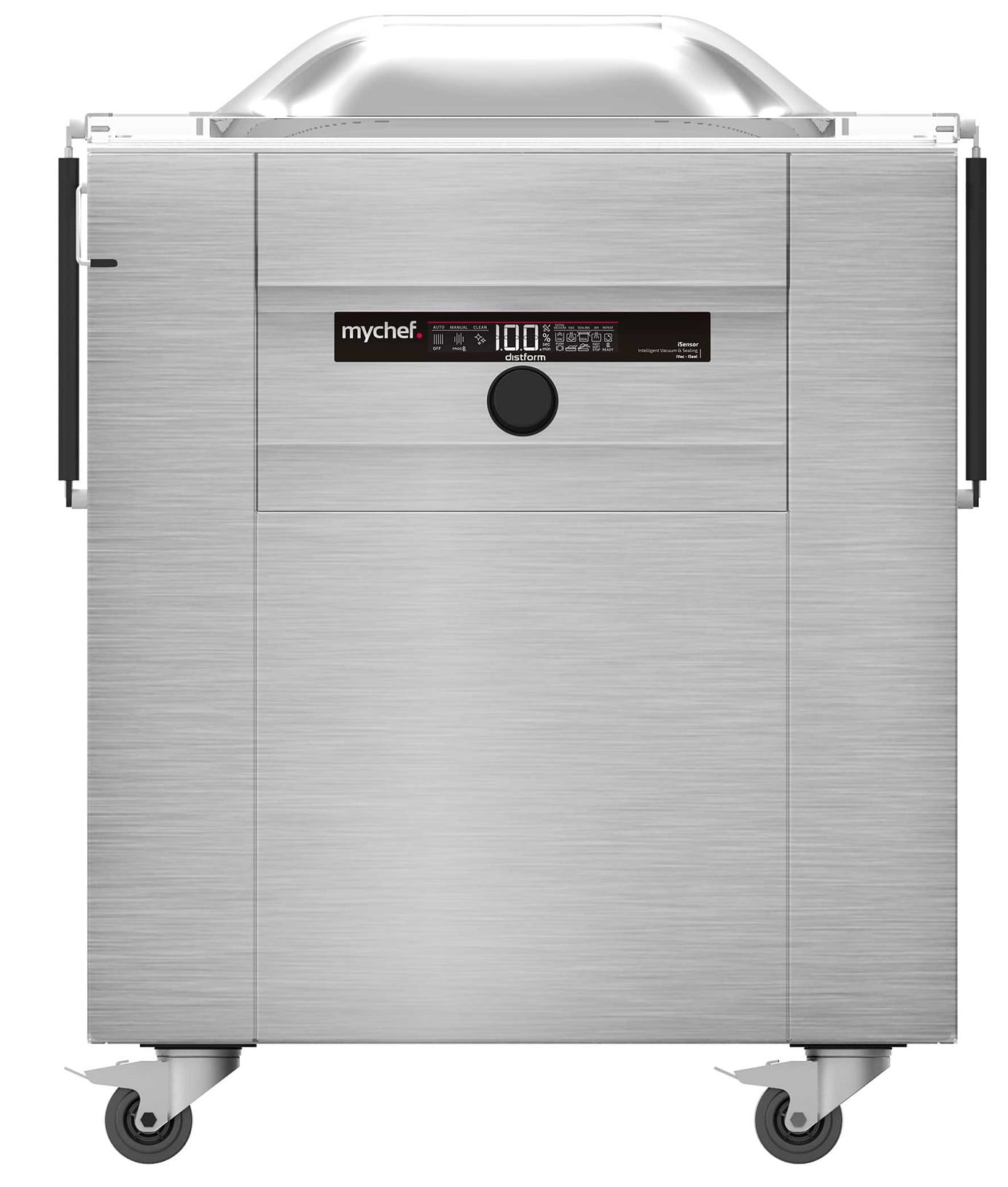 Pakowarka próżniowa komorowa iSENSOR S | wolnostojąca | listwa 410 + 410 mm | pompa BUSCH 20 m3/h | 0,75 kW | 853x537x1032 mm | przyłącze gazu obojętnego | FSSB22G2