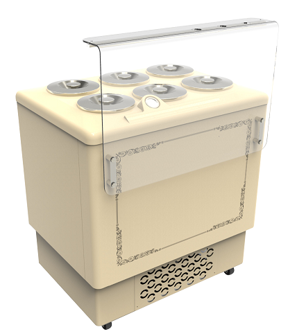 Dystrybutor do lodów IRQ6 | 6 tub