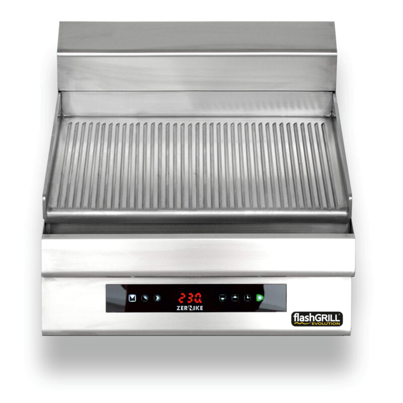 Płyta grillowa elektryczna | energooszczędna | nastawna | ryflowana | Zernike | GE5060T1C