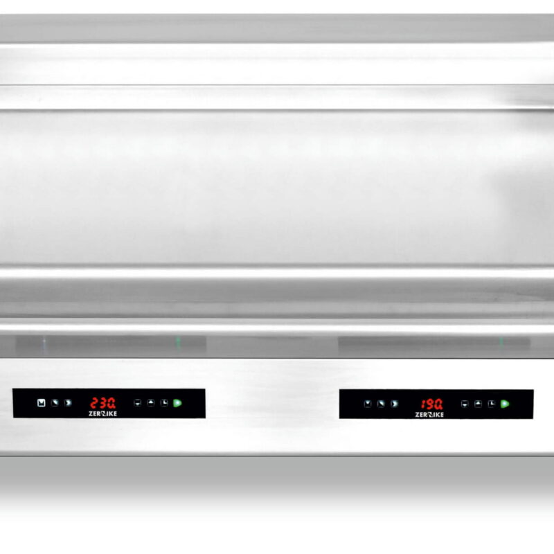 Płyta grillowa elektryczna | energooszczędna | nastawna | podwójna | gładka | Zernike | GE1270L2C