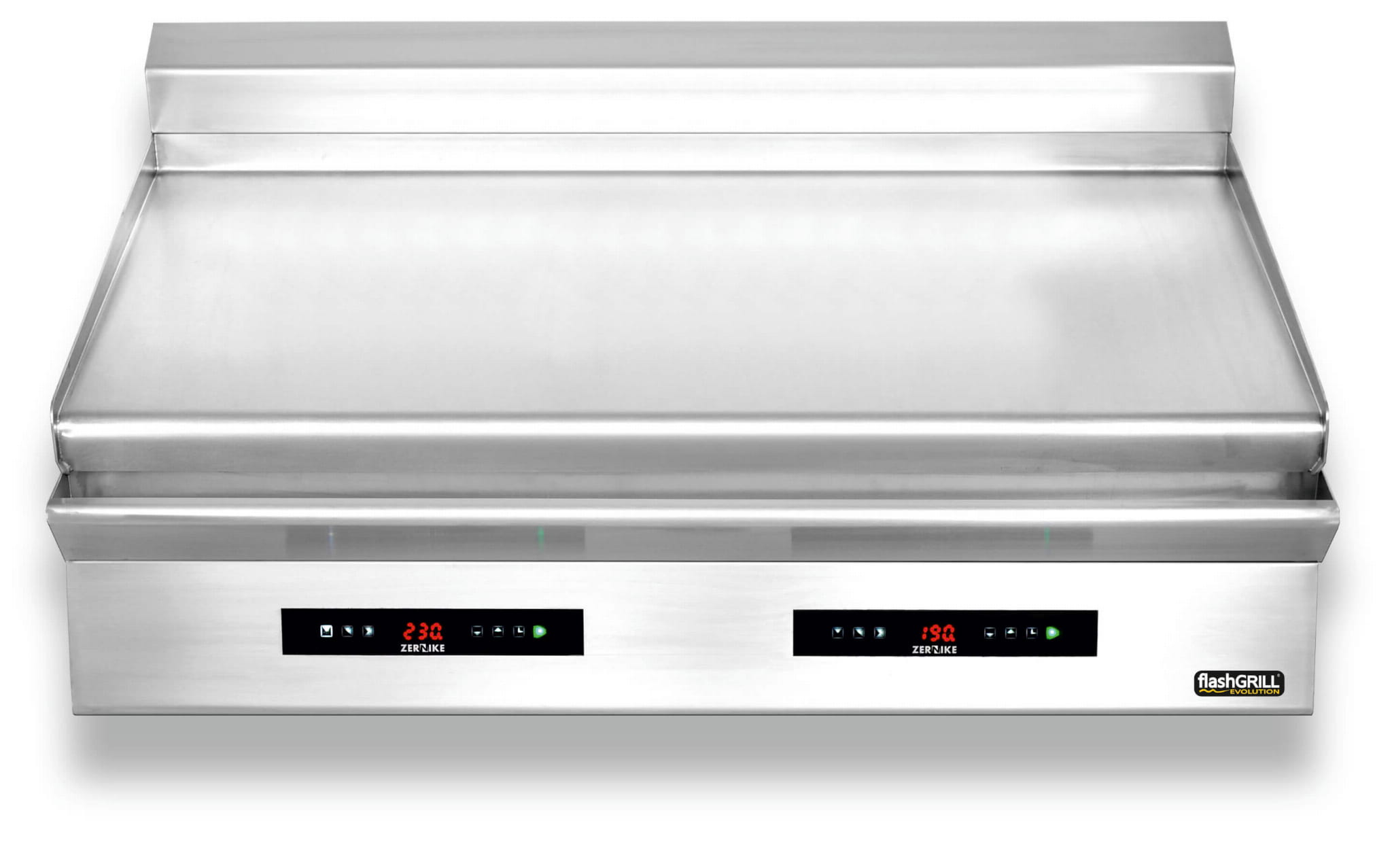 Płyta grillowa elektryczna | nastawna | podwójna | gładka | Zernike | PE12075L2C
