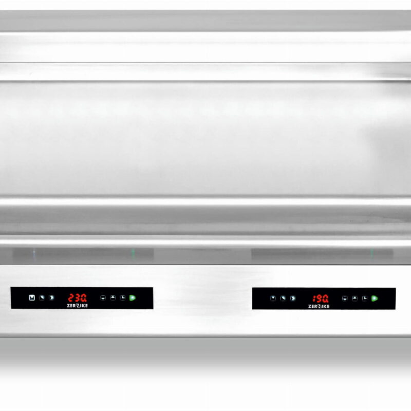 Płyta grillowa elektryczna | energooszczędna | nastawna | podwójna | gładka | Zernike | GE1290L2C