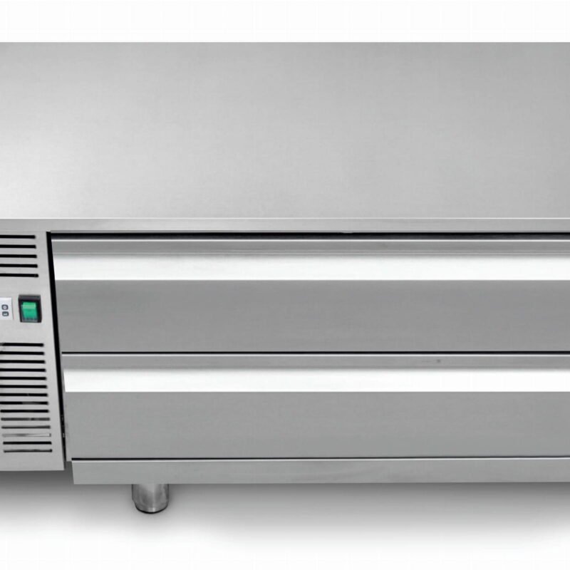 Podstawa chłodnicza z szufladami | Zernike | 1600x700x600 mm