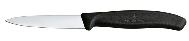 Victorinox Swiss Classic Nóż do jarzyn, gładki, 8 cm, czarny Wariant podstawowy