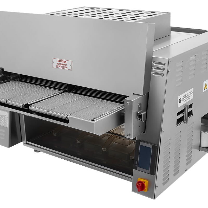 Grill taśmowy | grill automatyczny 2-taśmowy | 27 kW | 300 - 500°C | SET3200L