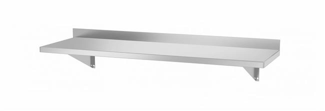 Półka wisząca na konsolach, z dwiema konsolami, HENDI, 1000x300x250 mm, 1000x300x(H)250mm Wariant podstawowy