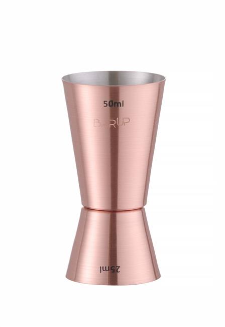 Jigger – miarka barmańska, Bar up, miedziany, o42x(H)86mm Wariant podstawowy