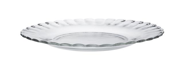 Talerz deserowy PICARDIE, transparentny, ø205x(H)20mm Wariant podstawowy