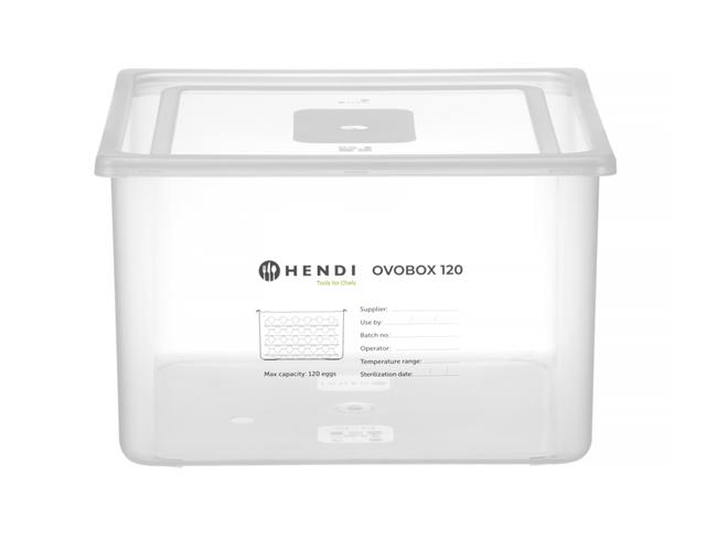 Pojemnik na jajka HENDI OVOBOX 120, HENDI, GN 2/3, 18L, 355x325x(H)200mm Wariant podstawowy
