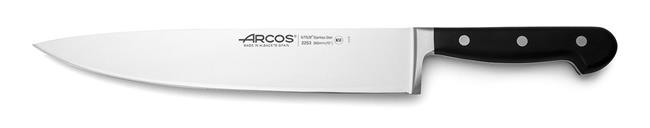 Nóż szefa kuchni, seria ÓPERA, Arcos, czarny, (L)390mm Wariant podstawowy