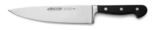 Nóż szefa kuchni, seria ÓPERA, Arcos, czarny, (L)342mm Wariant podstawowy