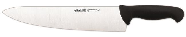 Nóż szefa kuchni z szerokim ostrzem, seria 2900, Arcos, czarny, (L)435mm Wariant podstawowy