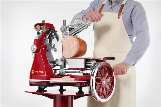 Krajalnica ręczna RETRO 300, HENDI, czerwony, 720x600x(H)740mm Wariant podstawowy