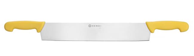 Nóż do sera z dwoma uchwytami, HENDI, żółty, (L)655mm Wariant podstawowy