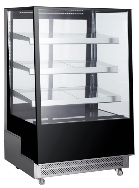 Witryna chłodnicza 3-półkowa, Arktic, 500L, 230V/490W, 900x833x(H)1460mm Wariant podstawowy