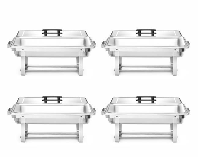 Podgrzewacz na pastę – zestaw 4 szt., HENDI, GN 1/1, 7,5L, 600x355x(H)305mm Wariant podstawowy